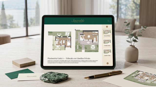 Residenze Smeraldo — Materiali di vendita