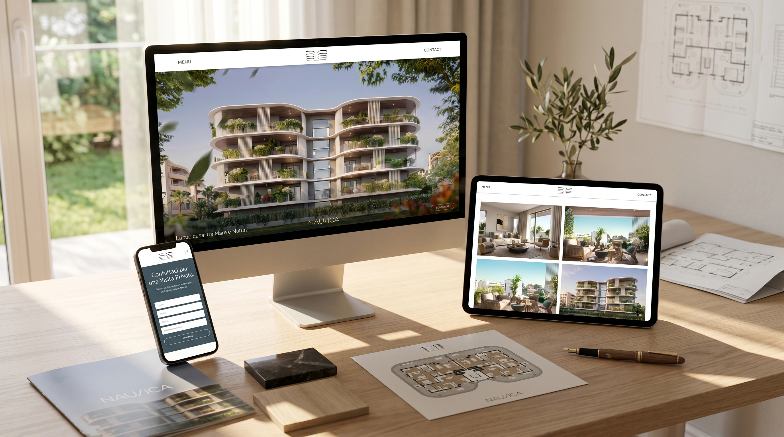 Residenze Nausica: dal restyling architettonico alla comunicazione finale — Marketing
