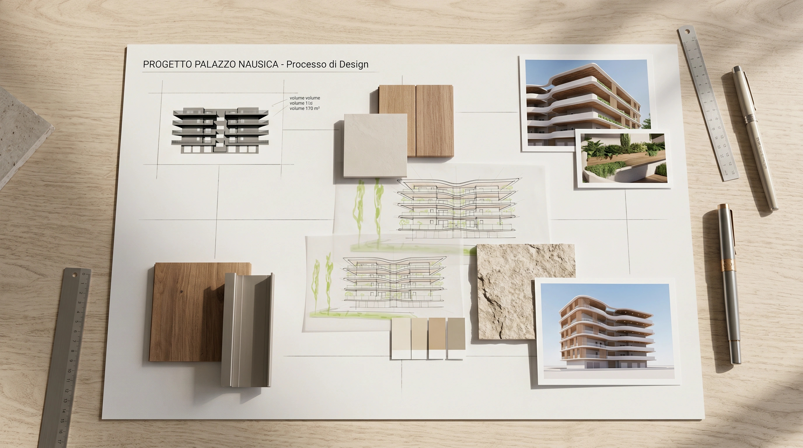 Residenze Nausica: dal restyling architettonico alla comunicazione finale — Progettazione