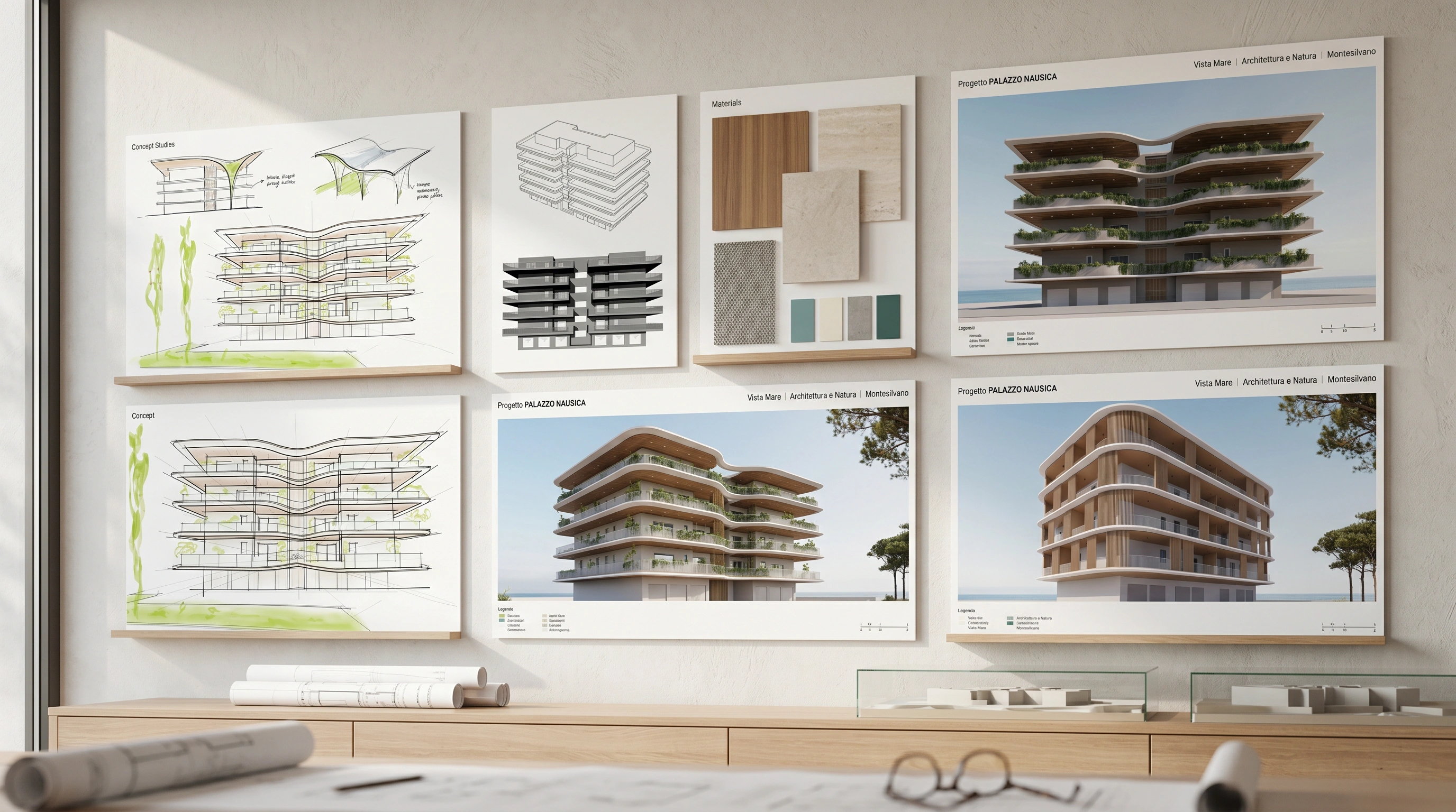 Residenze Nausica: dal restyling architettonico alla comunicazione finale — Progettazione