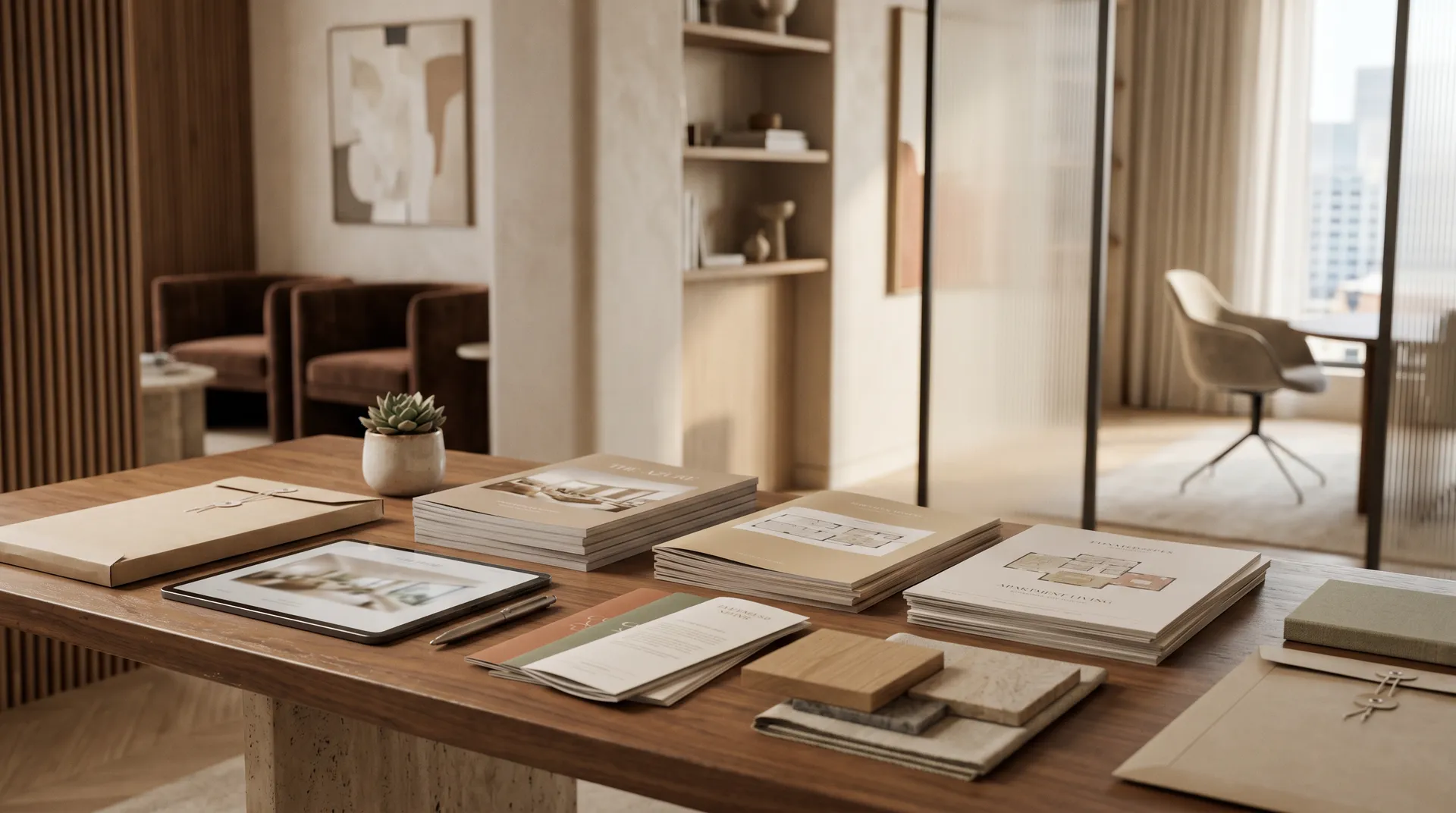 Materiali per agenzia — Kit pronti per presentare meglio ogni unità immobiliare.